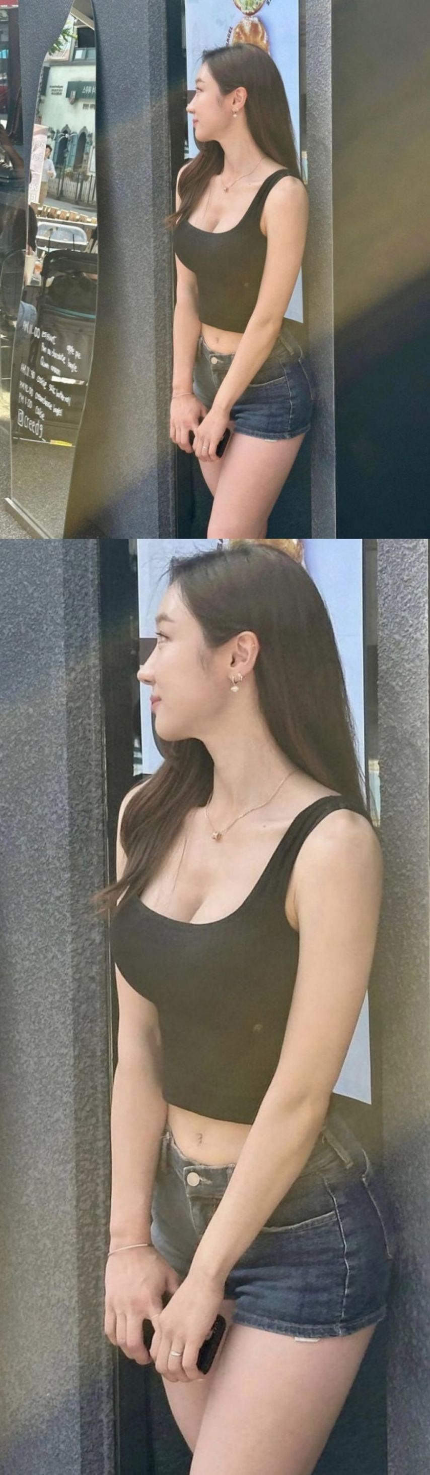 길거리 남자들 100% 눈돌아갈 처자