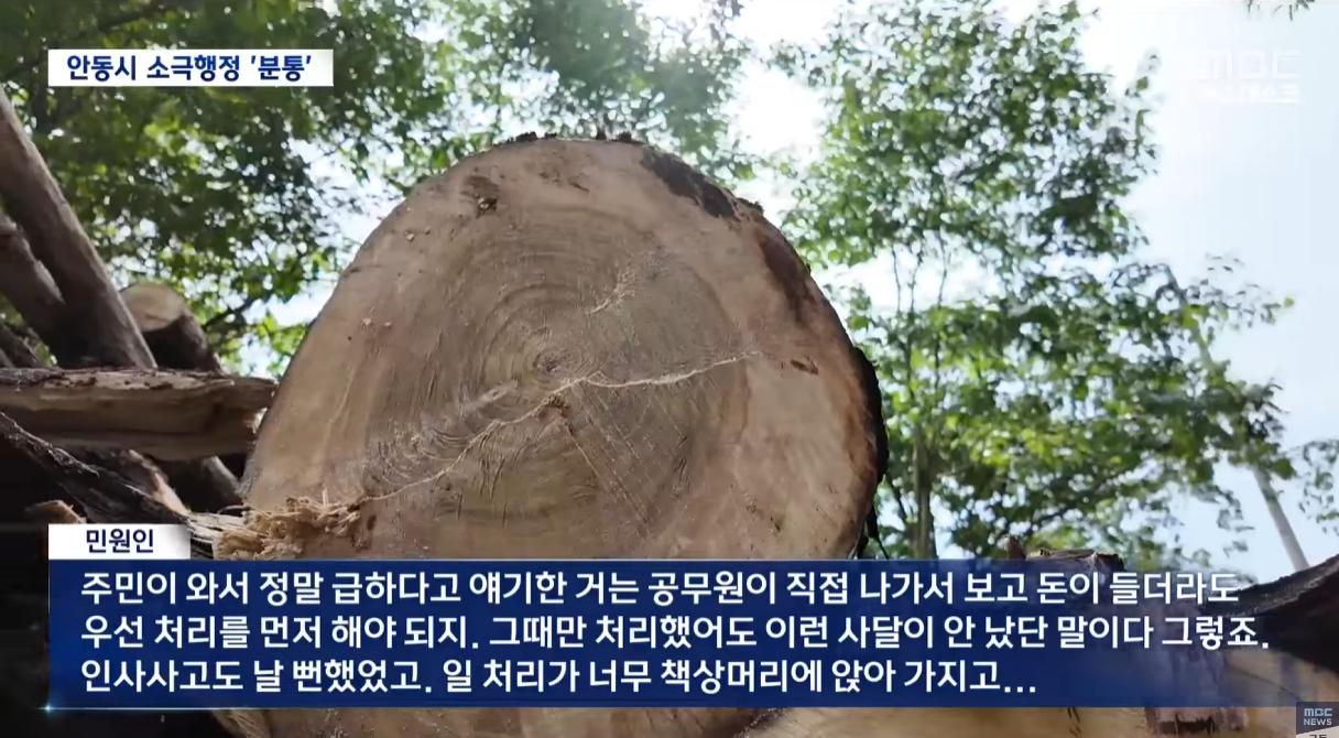 구라치다가 취재가 계속되자 인정하는 공무원