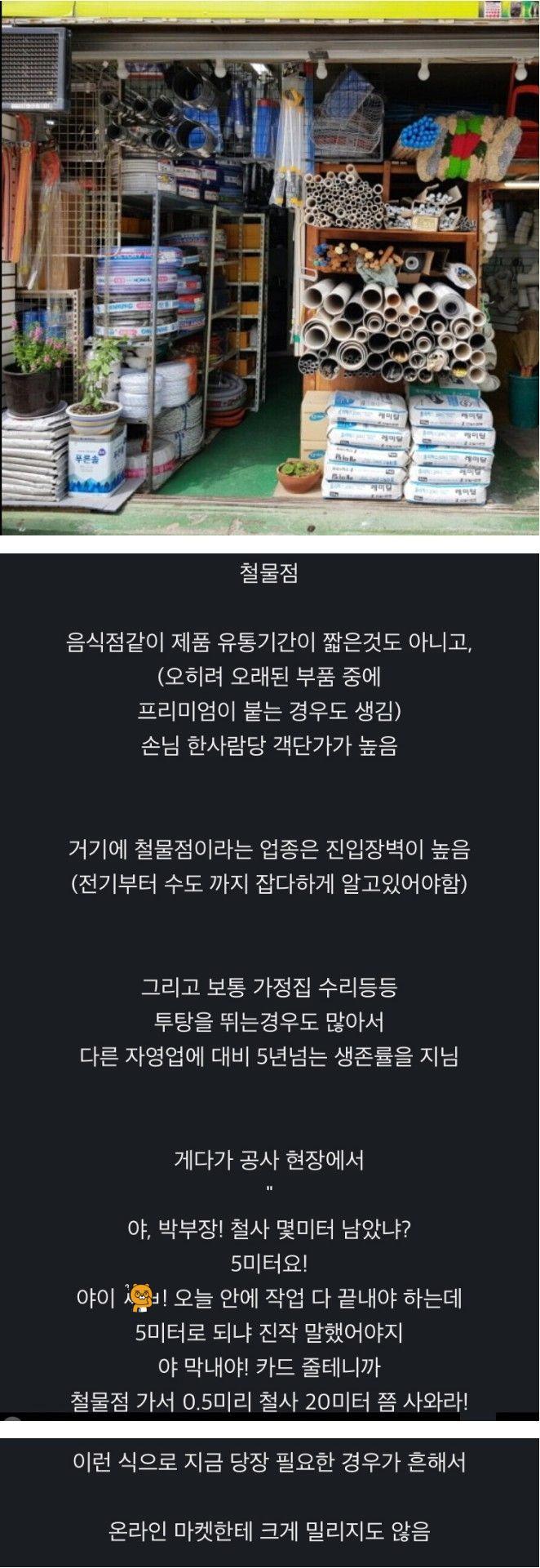 의외로 폐업률이 매우 적다는 업종