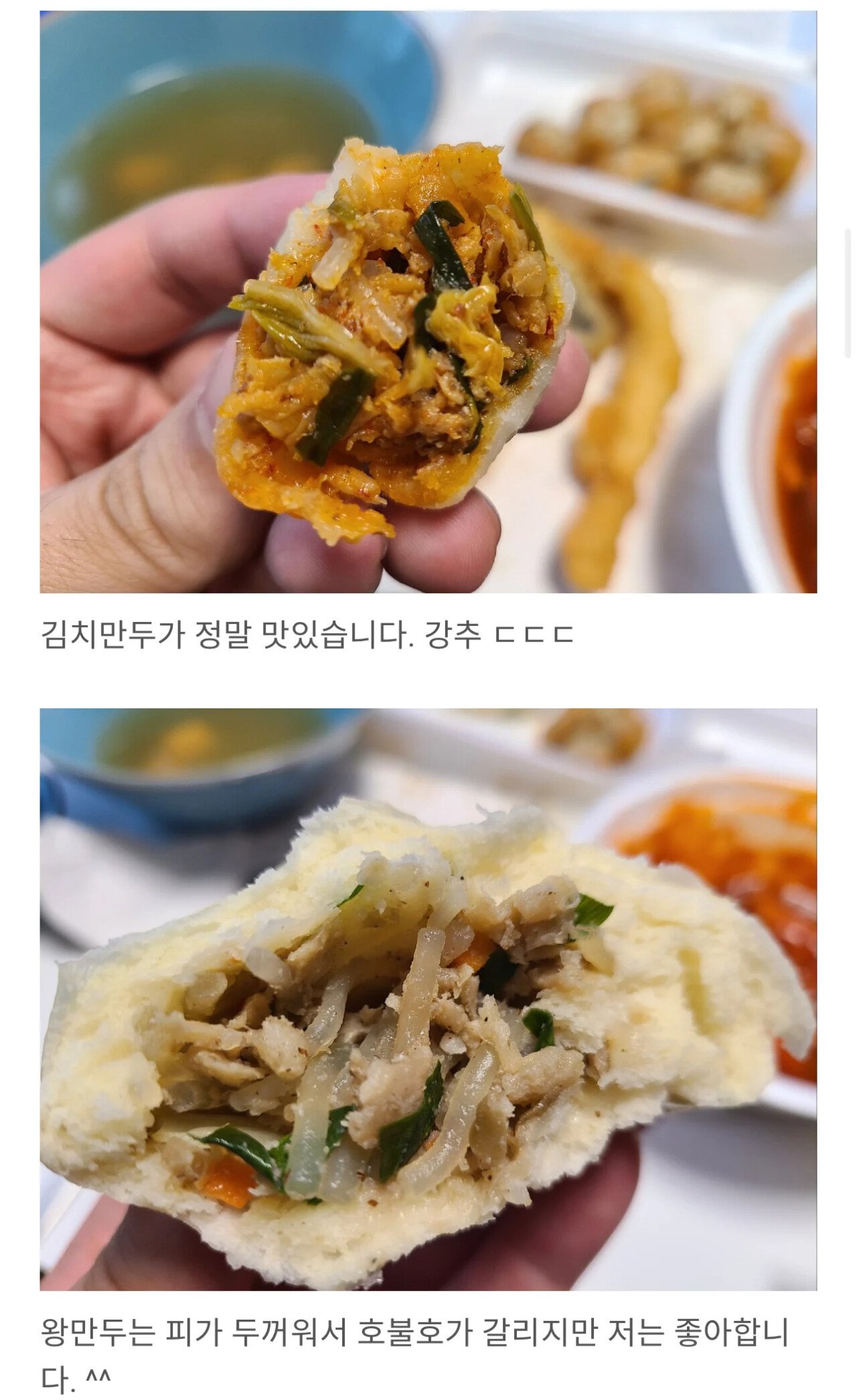 대전 시장에서 분식 1만원어치 먹기.