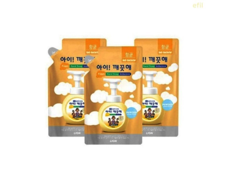 아이깨끗해 순 폼 핸드 솝 리필 450ml (3개) 핸드워시 물비누 거품 4006226, 3개