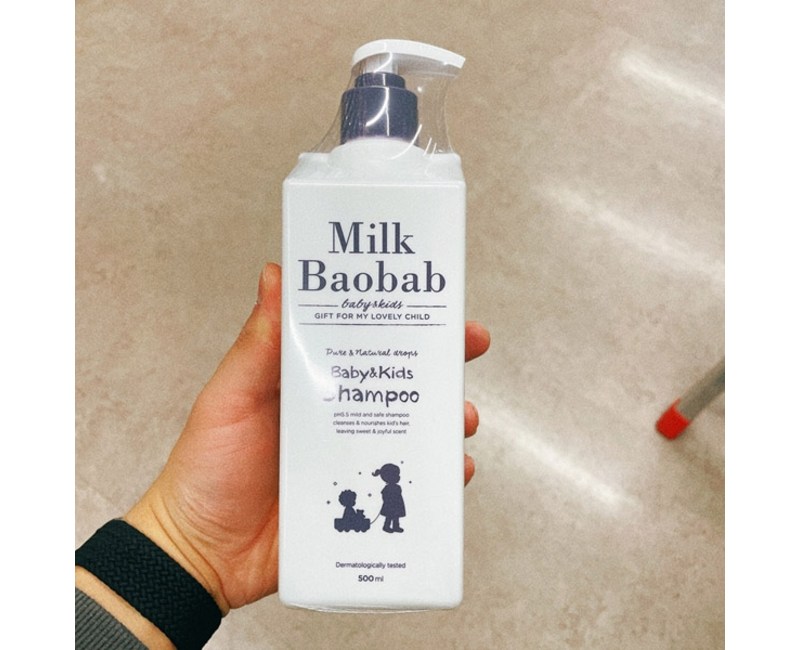밀크바오밥 베이비&키즈 샴푸 풍선껌향, 500ml, 1개