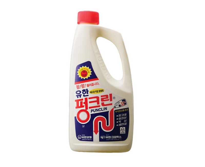 백앤 유한양행 펑크린 배수구 세정제, 1L, 2개