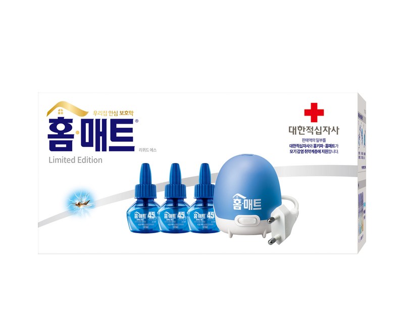 홈매트 리퀴드 에스 코드형 훈증기 + 리필 3p 세트, 1세트