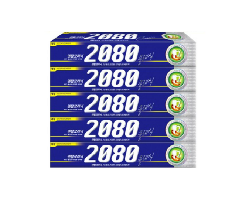 2080 클래식 치약 170g, 5개