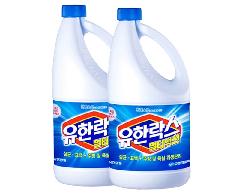유한락스 멀티액션 레귤러, 2개, 1.8L