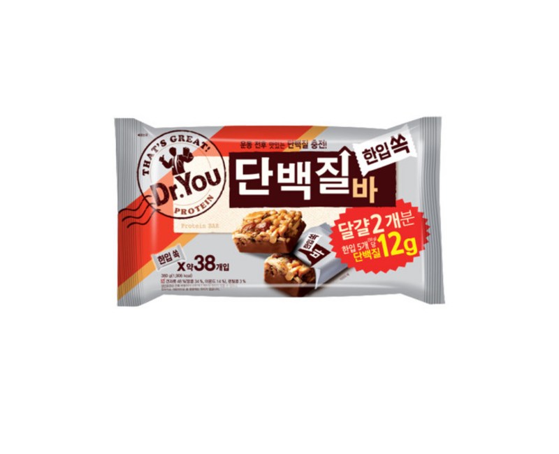 닥터유 단백질바 한입쏙 38P 380g, 1개