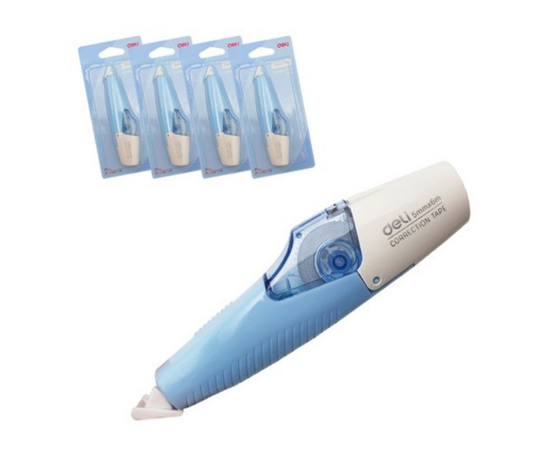 백앤 델리 수정테이프 5mm x 6m, 마카롱블루, 5개