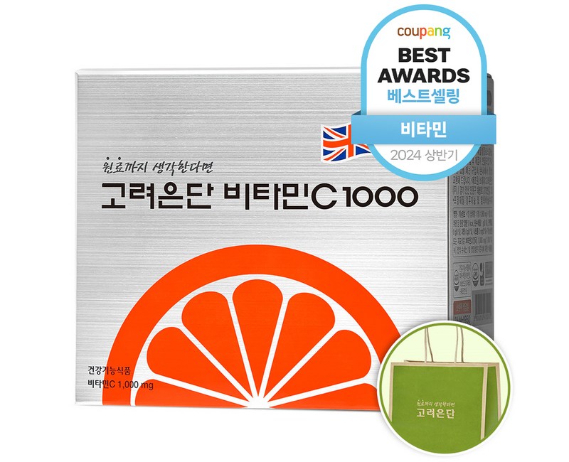 고려은단 비타민C 1000 + 쇼핑백, 180정, 1개
