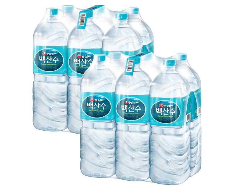 농심 백산수, 2L, 12개
