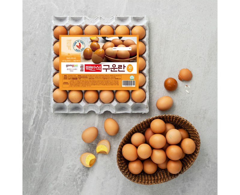 곰곰 맥반석 구운란, 30구, 1개