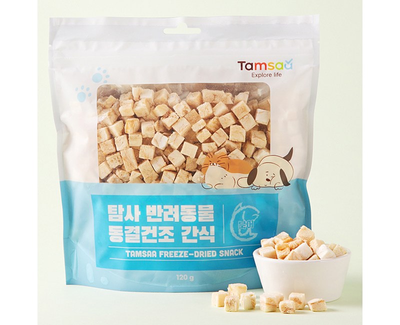 탐사 반려동물 동결건조 간식, 북어, 120g, 1개