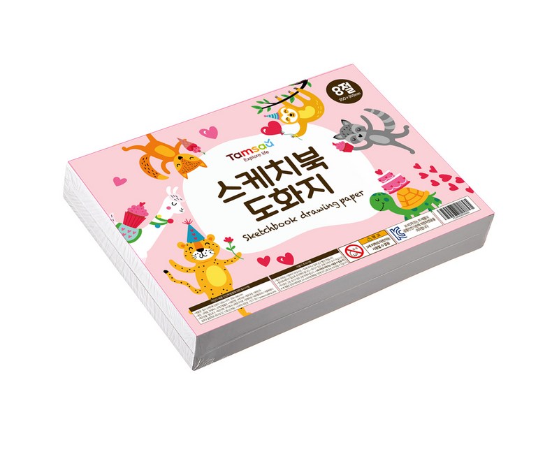 탐사 스케치북 도화지 130g 8절, 250매
