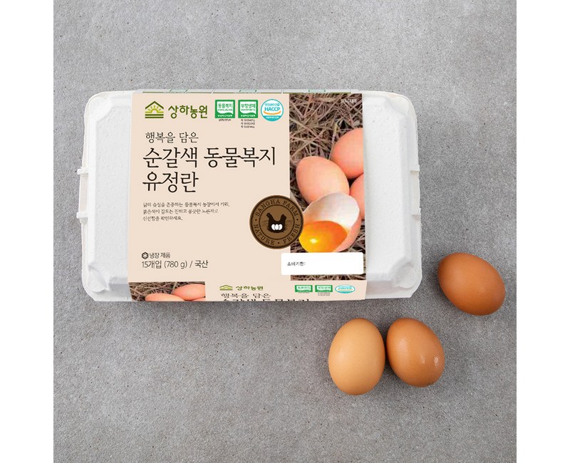상하농원 동물복지 유정란, 15구, 1개