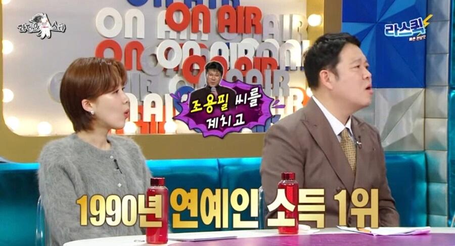34년 전 연예인 소득 1위가 공개한 당시 수입