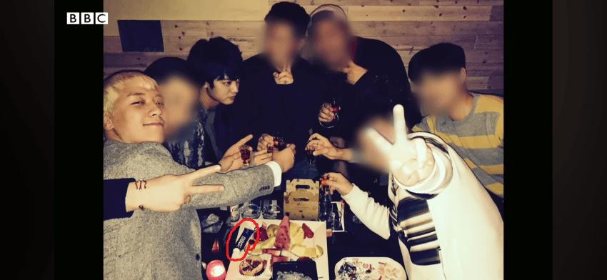 버닝썬 사진 테이블에 치약이 있던 이유 ㄷㄷ