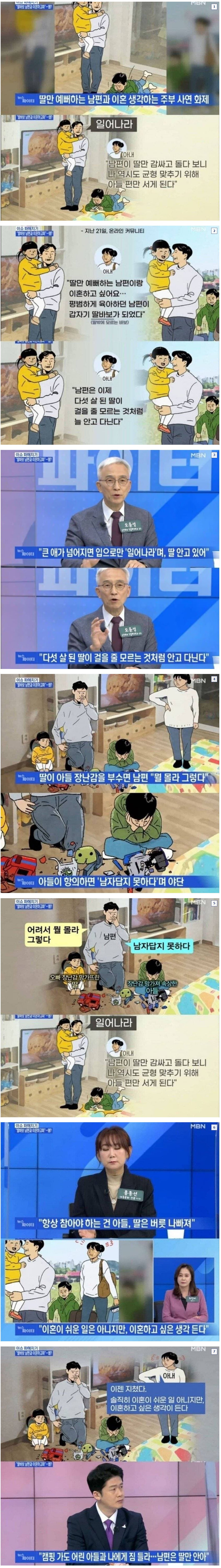 딸바보 남편과 이혼하고픈 아내