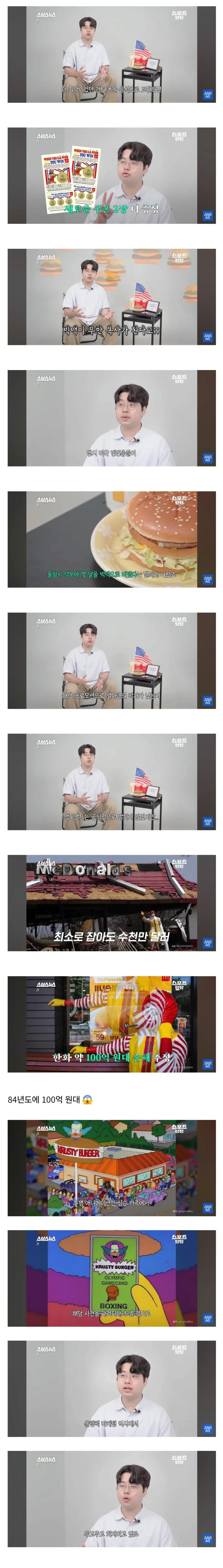 메달 딸 때마다 햄버거무료, 맥도날드 마케팅 대참사
