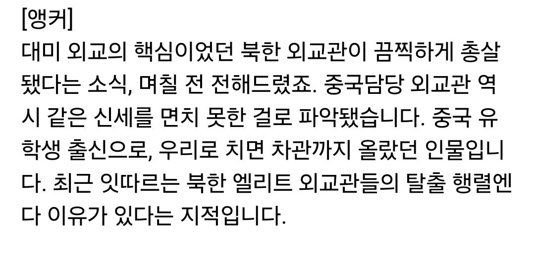 몇주전부터 쏟아진 북한 중국뉴스