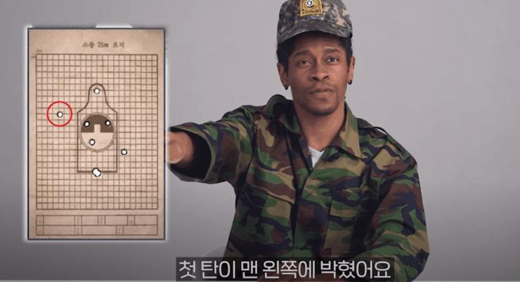 외국인이 평가한 두개의 영점표적지