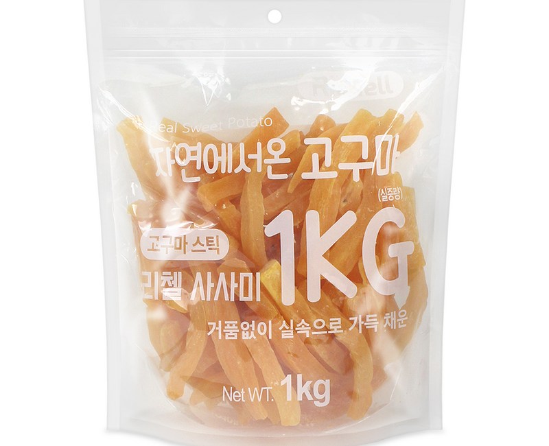 리첼 강아지 자연에서 온 고구마, 고구마맛, 1kg, 1개