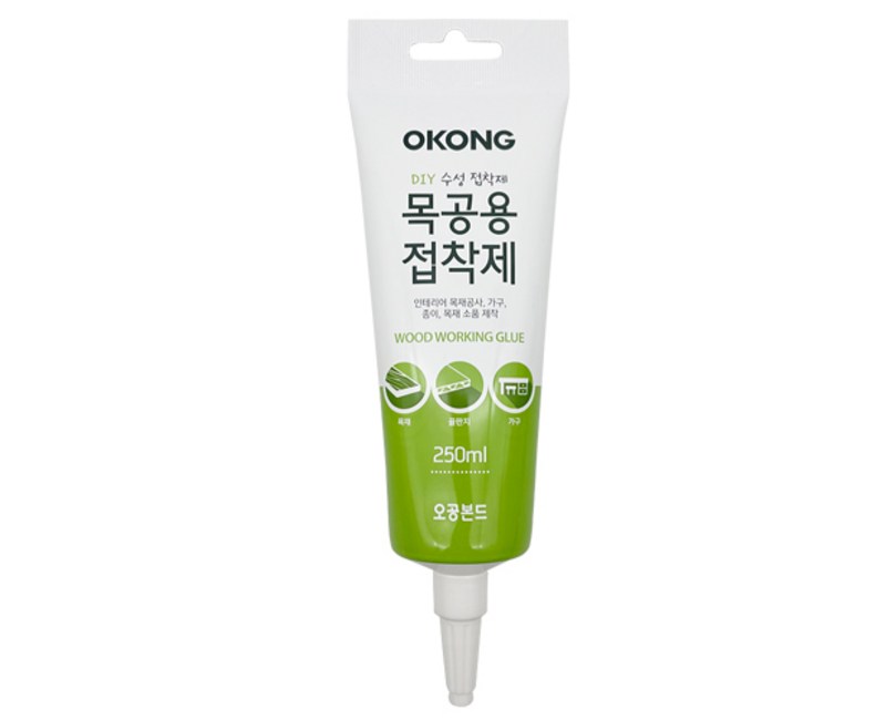 오공 수성 강력 목공용 접착제 250ml, 1개