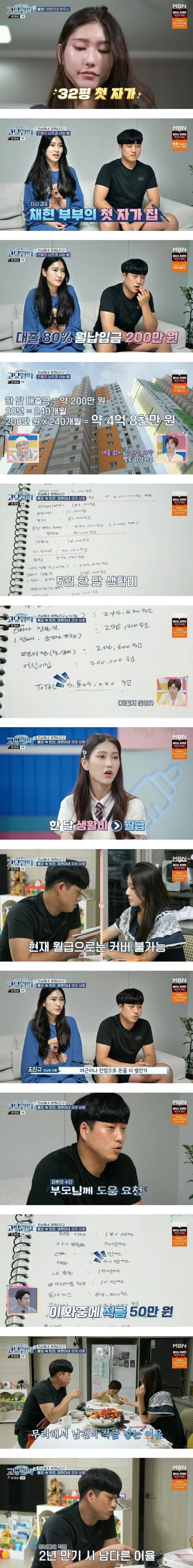 고딩엄빠 성실한 남편
