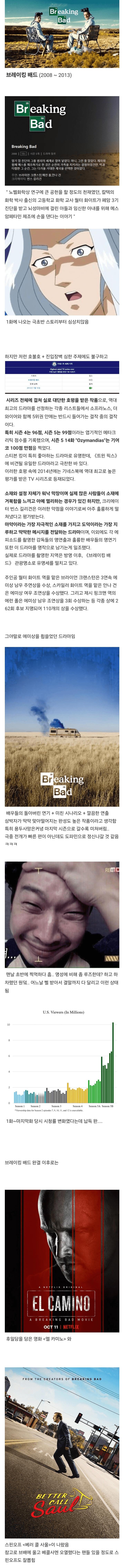 역대 미드 명작들을 꼽을 때 TOP 3 안에 꼭 들어간다는 드라마