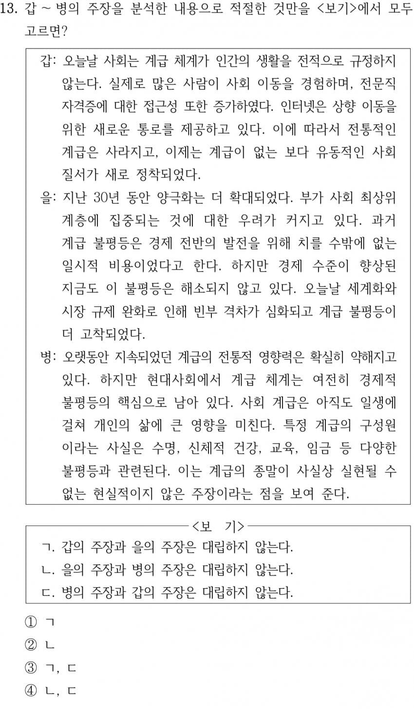 지식암기 위주에서 바뀐다는 9급 국어 근황