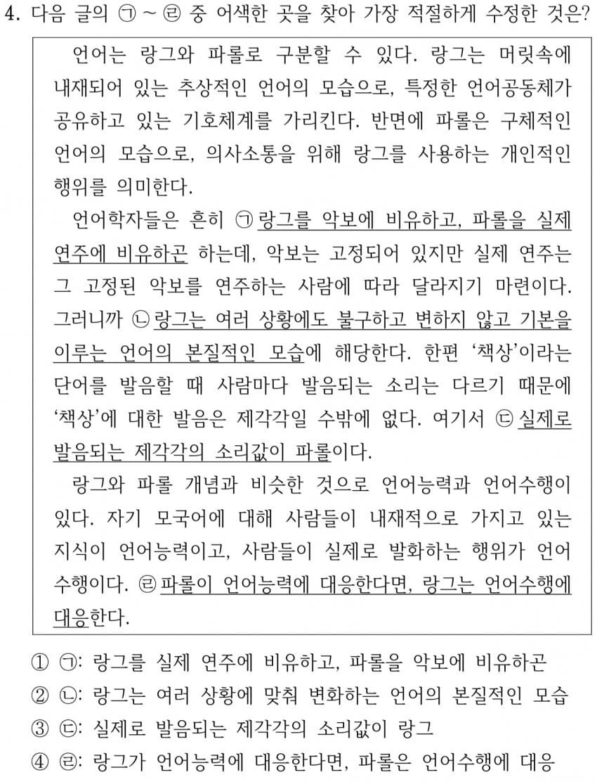 지식암기 위주에서 바뀐다는 9급 국어 근황
