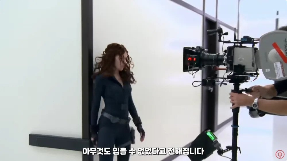 스칼렛 요한슨이 노브라노팬티로 찍었다는 장면