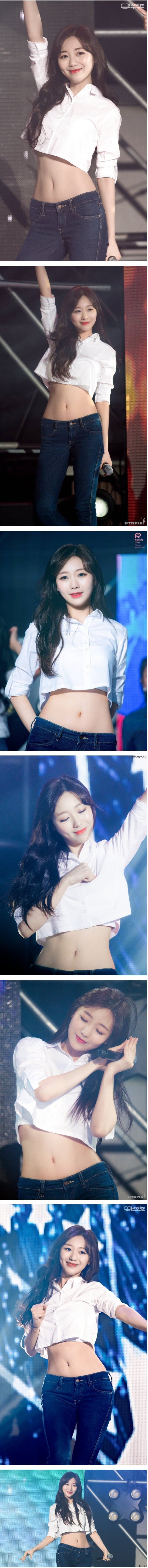 ㅇㅎ) 자신의 허리라인에 100%만족한다는 연예인