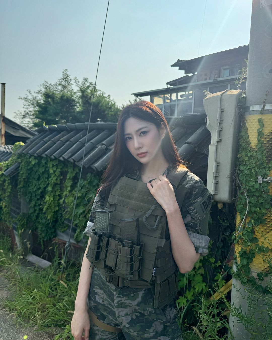 오늘자 군복 입은 오하영