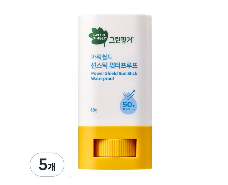 그린핑거 유아용 파워쉴드 선스틱 워터프루프 SPF50+ PA++++