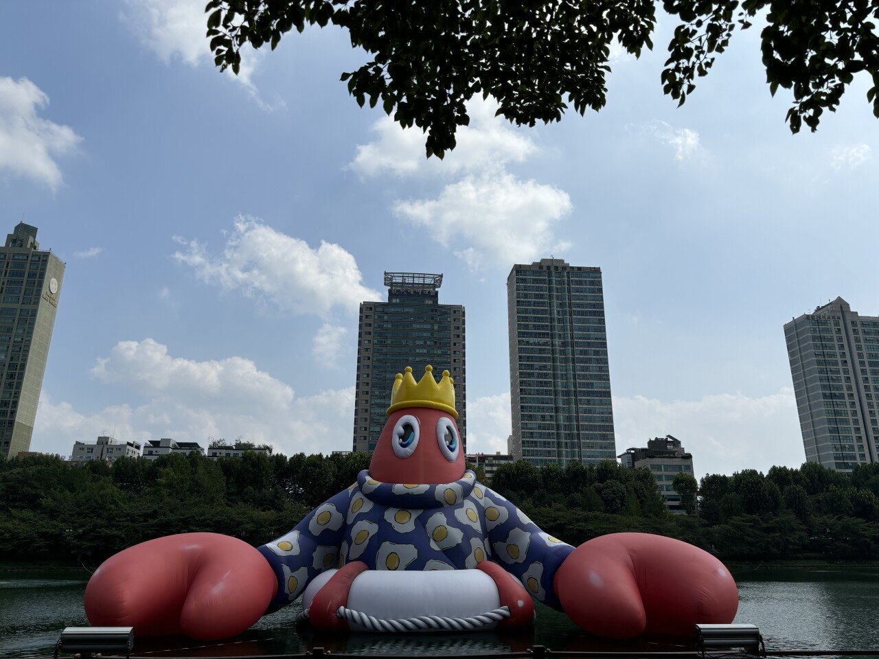 오늘자 석촌호수