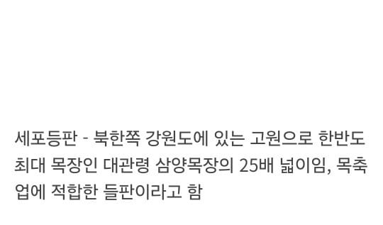 [스압] 울나라에 없는 북한 지형들