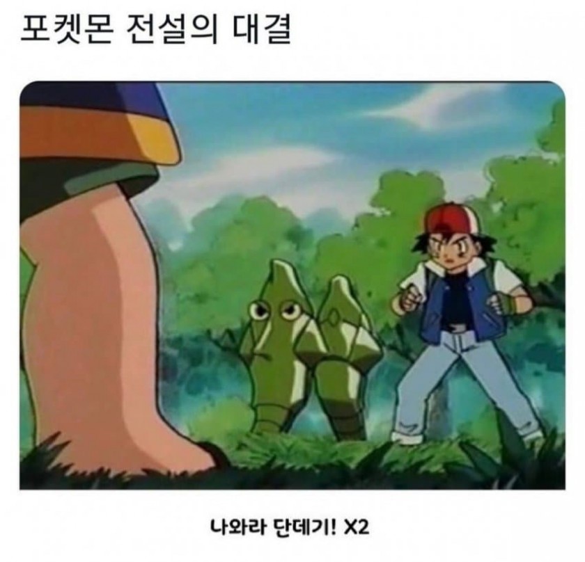 포켓몬 레전드 배틀 장면