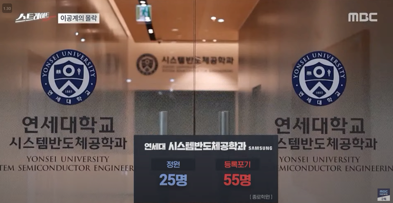 점점 돌이킬수없는 우리나라 이공계의 현주소