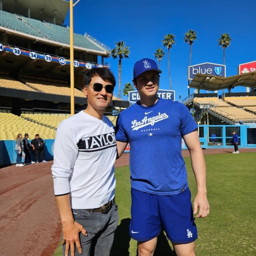 오늘 올라온 오타니 박찬호 투샷
