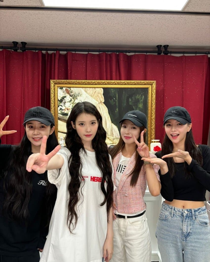 스압) 엊그제 아이유 콘서트 갔던 연예인들