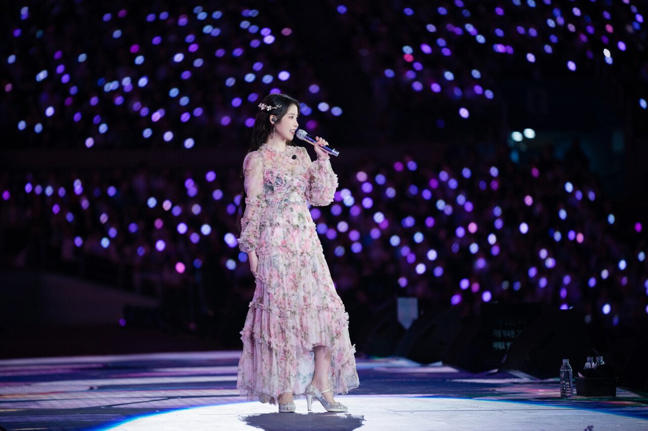 스압) 엊그제 아이유 콘서트 갔던 연예인들