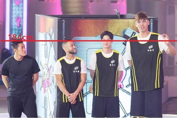 키 221cm 체감하기 ㅎㄷㄷㄷㄷ