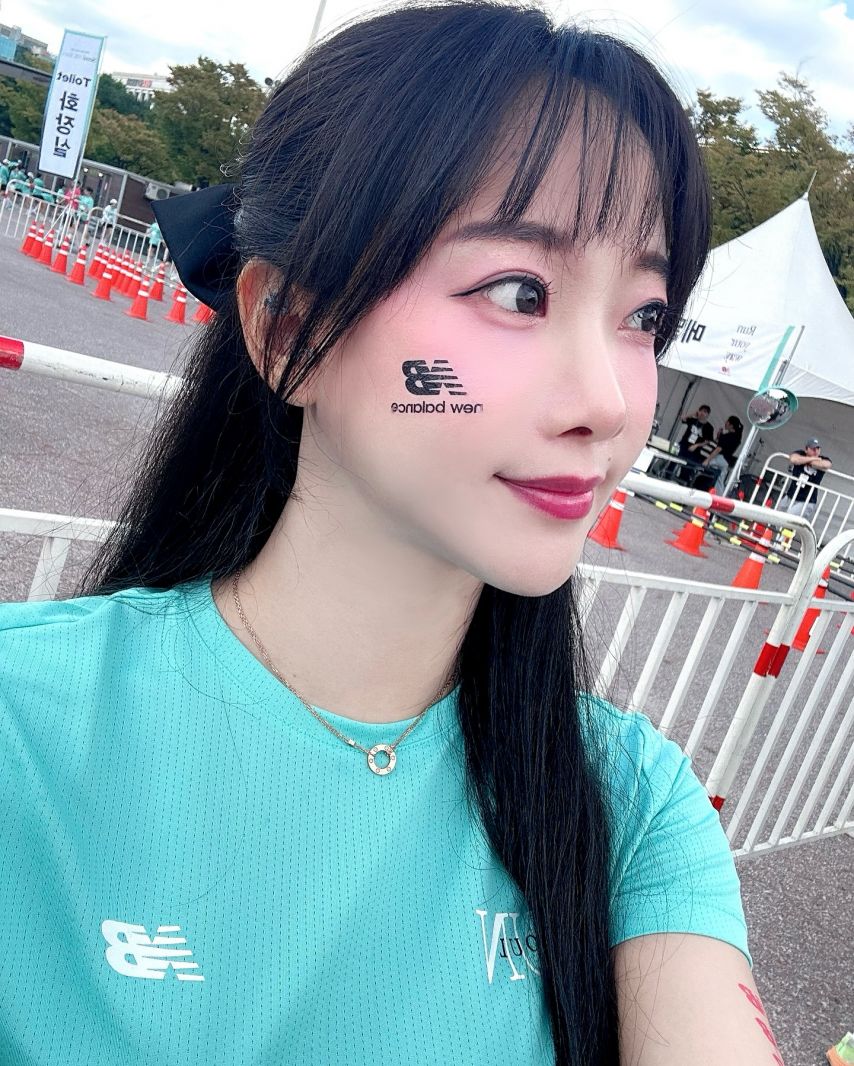 김한나 마라톤하고 삐끼삐끼