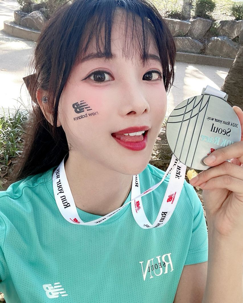 김한나 마라톤하고 삐끼삐끼