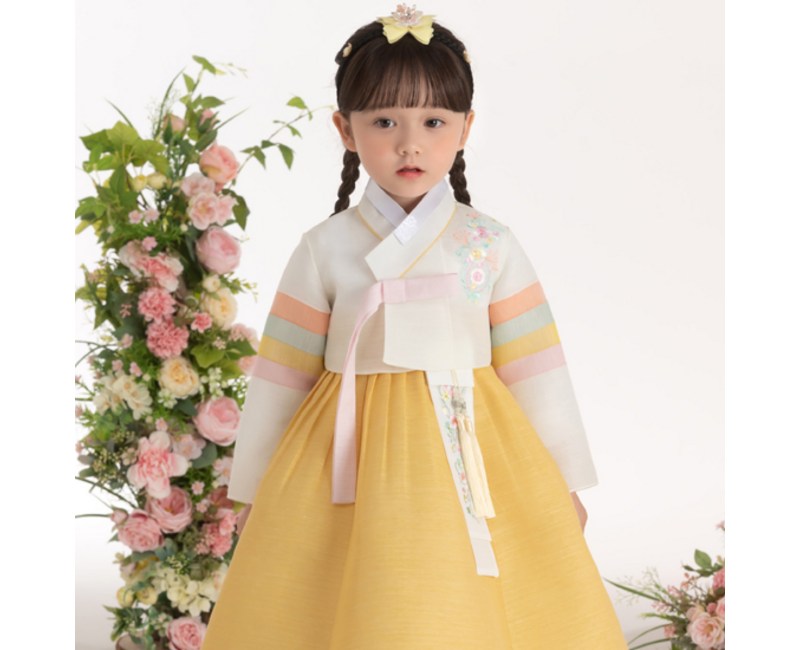 예가한복 여아용 1086 모네나래 한복세트