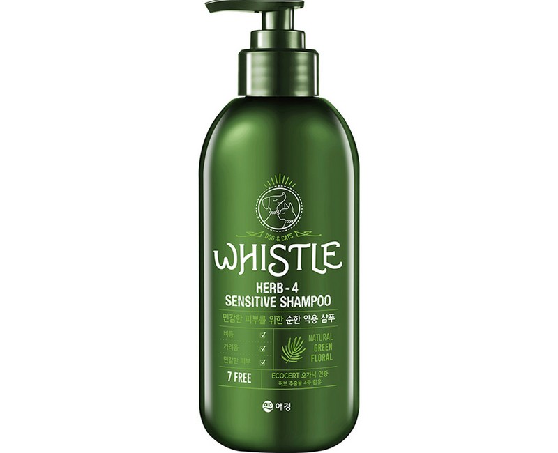휘슬 허브4 약용 반려동물 샴푸, 500ml, 1개
