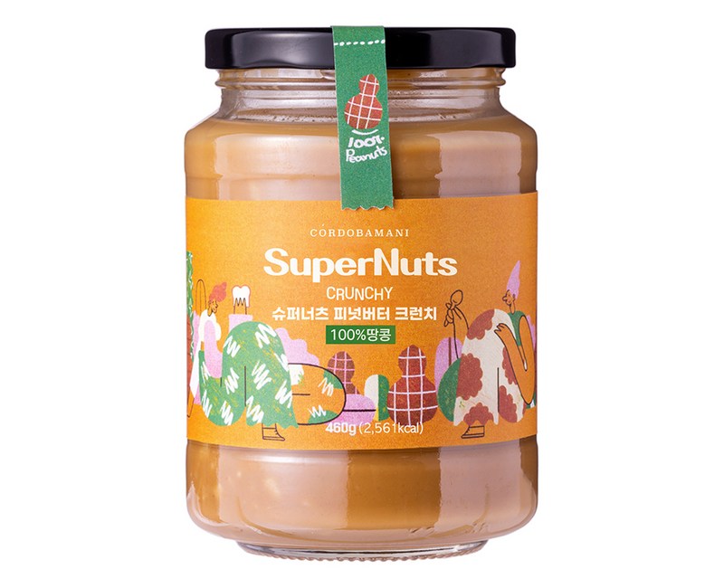 슈퍼너츠 피넛버터 크런치, 460g, 1개