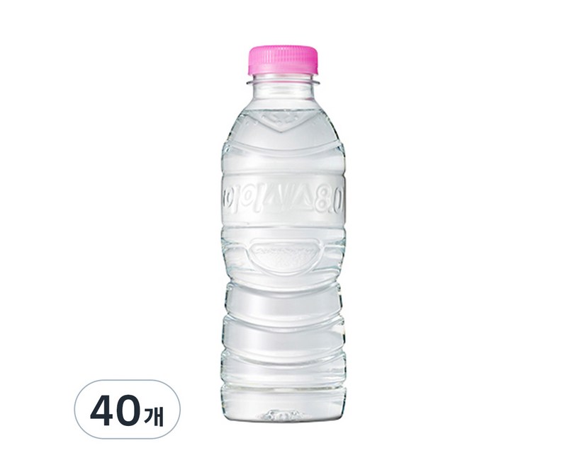 아이시스 8.0 무라벨 ECO 생수, 300ml, 40개