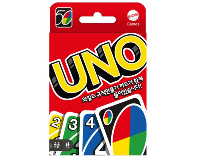 UNO 카드 게임, 혼합색상, 1개