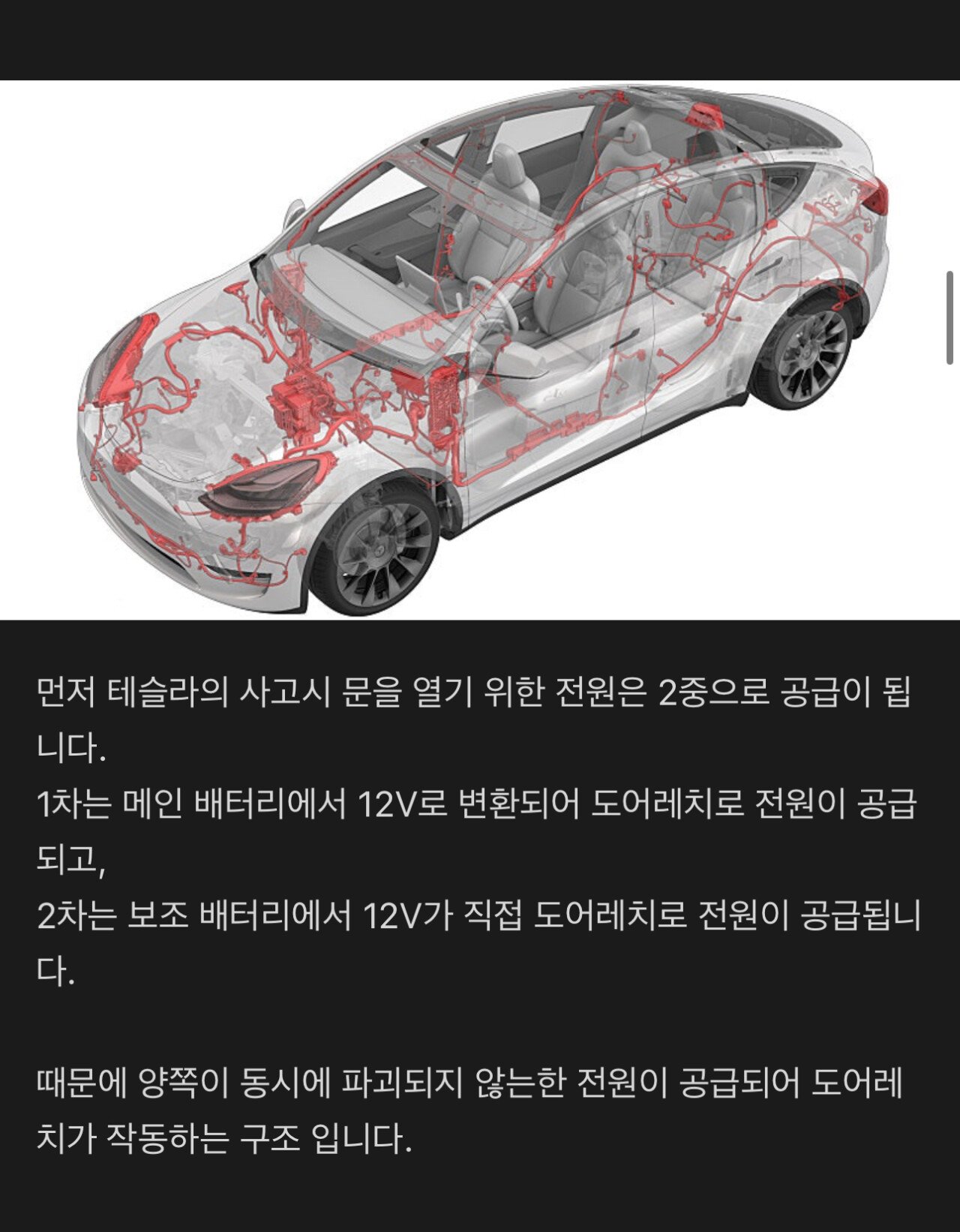 테슬라 카페에 올라온 이번 전소 사망 사고 정보